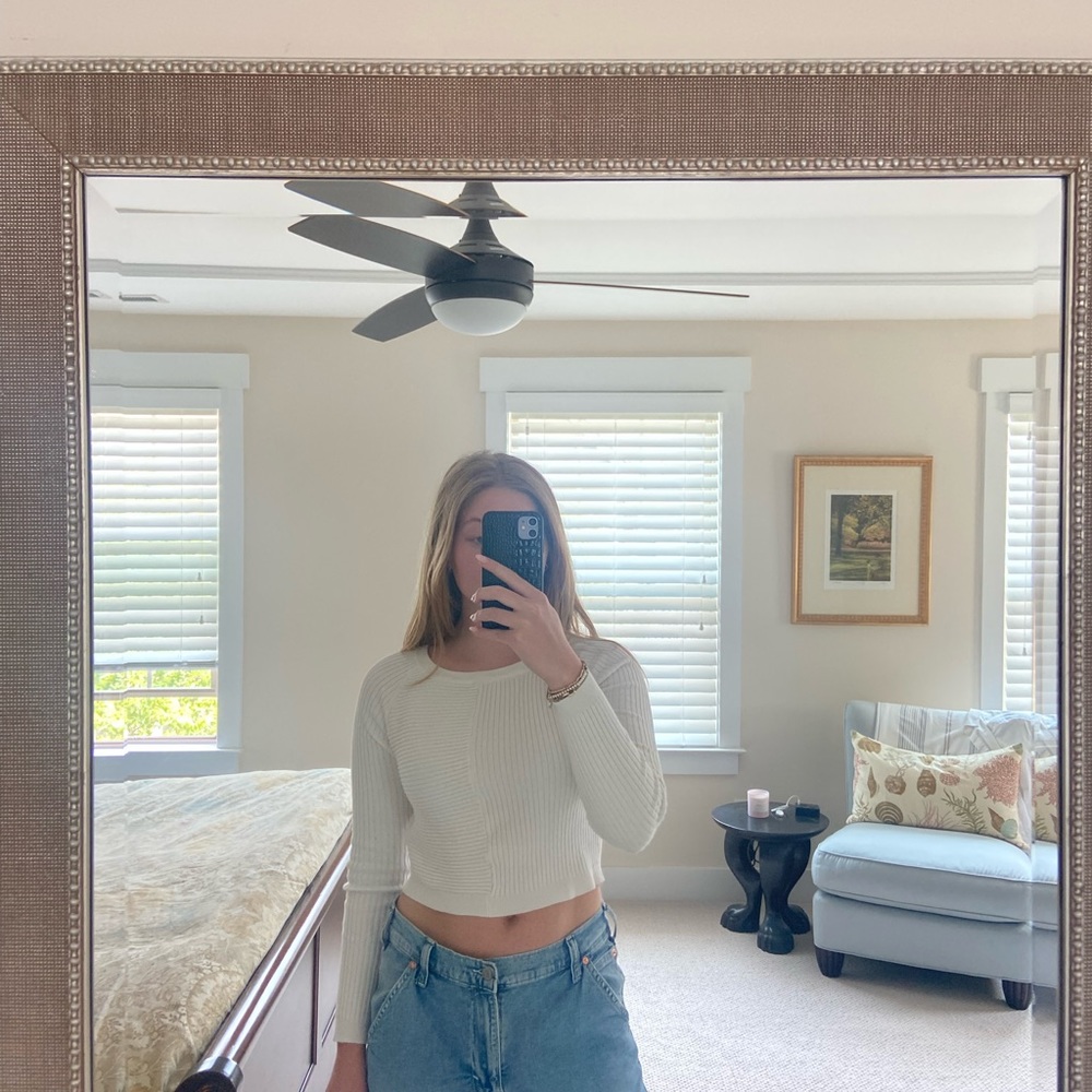 LF cropped sweater